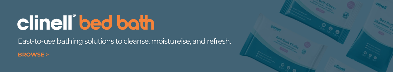 Clinell Bed Bath - Easy-to-use bathing solutions to cleanse, moisturise, and refresh.